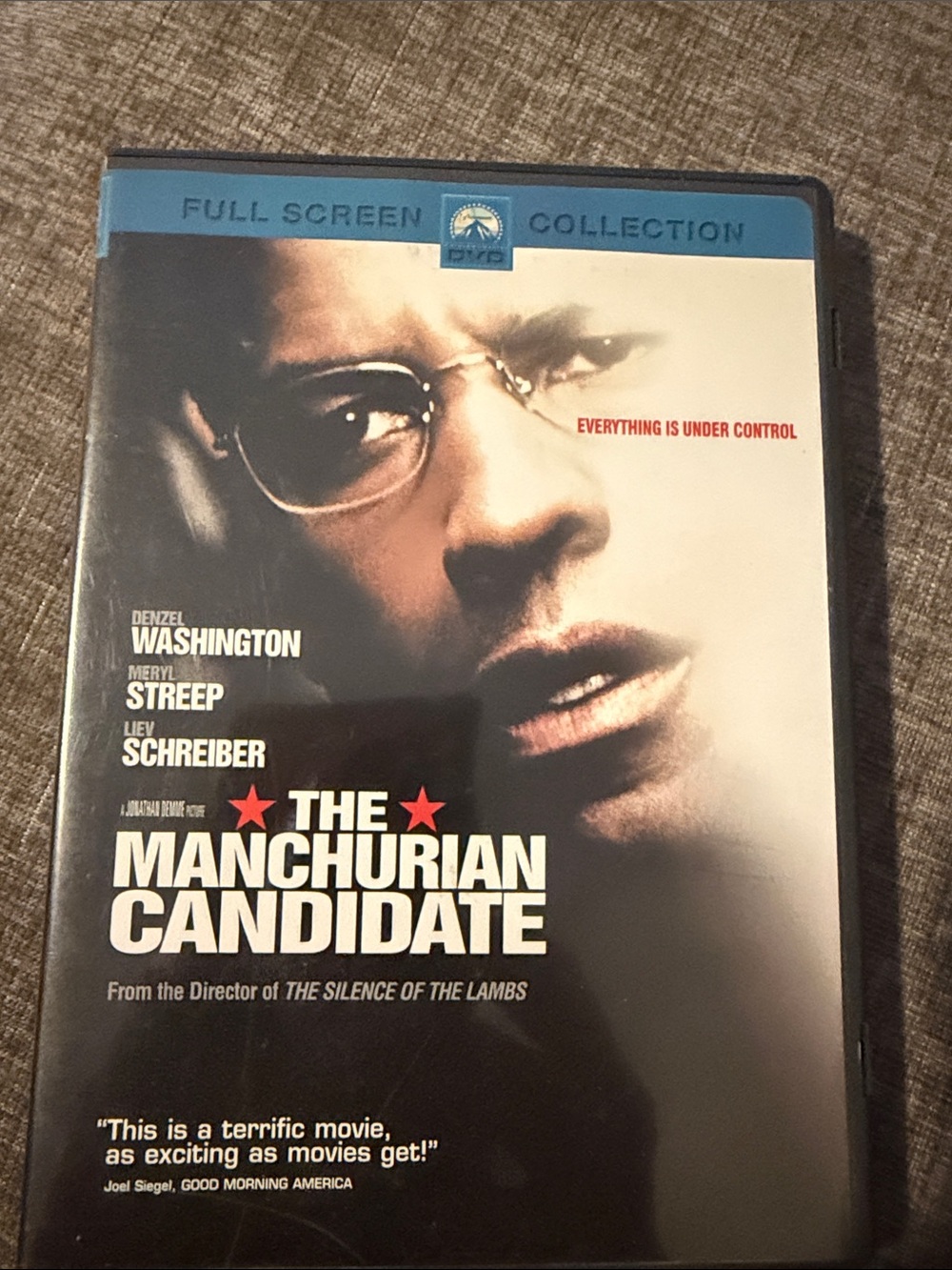 The Manchurian Candidate (Full Screen Collection) DVD‎ - Black